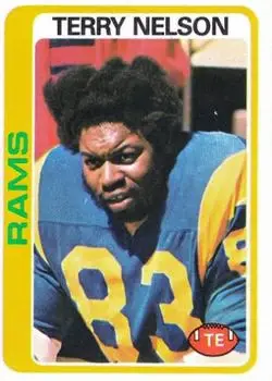 1978 Topps #18 - Terry Nelson - Los Angeles Rams