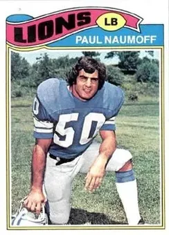 1977 Topps #106 - Paul Naumoff - Detroit Lions