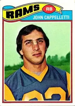 1977 Topps #108 - John Cappelletti - Los Angeles Rams 1977 Topps #108 - John Cappelletti - Los Angeles Rams