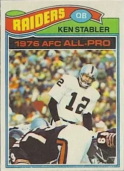 1977 Topps #110 - Ken Stabler - Oakland Raiders