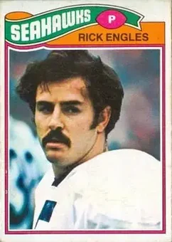 1977 Topps Mexican #112 - Rick Engles - Seattle Seahawks