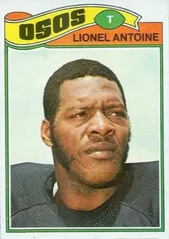 1977 Topps Mexican #121 - Lionel Antoine - Chicago Bears
