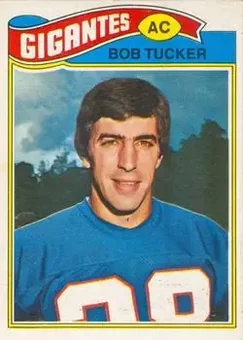 1977 Topps Mexican #124 - Bob Tucker - New York Giants
