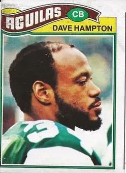 1977 Topps Mexican #126 - Dave Hampton - Philadelphia Eagles
