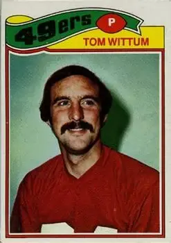 1977 Topps Mexican #127 - Tom Wittum - San Francisco 49ers - Front 1977 Topps Mexican #127 - Tom Wittum - San Francisco 49ers - Front