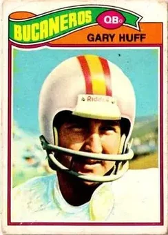 1977 Topps Mexican #128 - Gary Huff - Tampa Bay Buccaneers