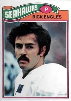 1977 Topps #112 - Rick Engles - Seattle Seahawks