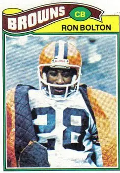 1977 Topps #114 - Ron Bolton - Cleveland Browns - Front