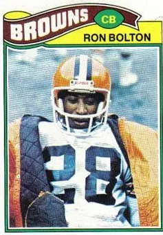 1977 Topps #114 - Ron Bolton - Cleveland Browns
