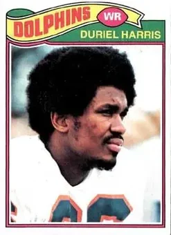 1977 Topps #119 - Duriel Harris - Miami Dolphins
