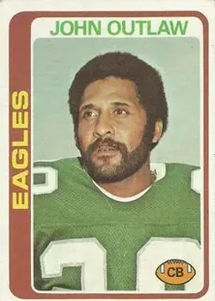 1978 Topps #23 - John Outlaw - Philadelphia Eagles
