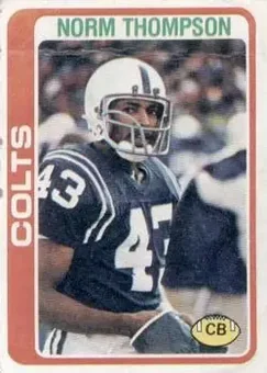 1978 Topps #29 - Norm Thompson - Baltimore Colts