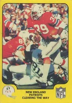 1978 Fleer Team Action #31 - Card #31 - New England Patriots - Front