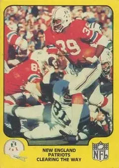 1978 Fleer Team Action #31 - Card #31 - New England Patriots