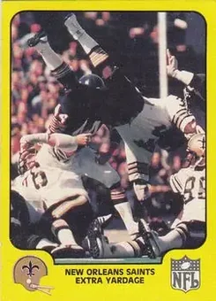 1978 Fleer Team Action #33 - Card #33 - New Orleans Saints