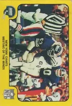 1978 Fleer Team Action #36 - Card #36 - New York Giants - Front 1978 Fleer Team Action #36 - Card #36 - New York Giants - Front