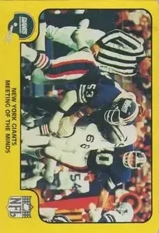 1978 Fleer Team Action #36 - Card #36 - New York Giants