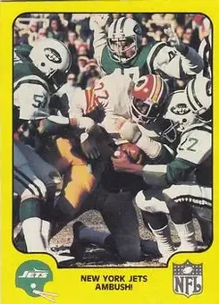 1978 Fleer Team Action #38 - Card #38 - New York Jets