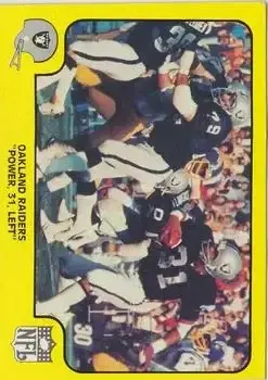 1978 Fleer Team Action #39 - Card #39 - Oakland Raiders - Front