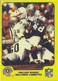 1978 Fleer Team Action #40 - Card #40 - Oakland Raiders