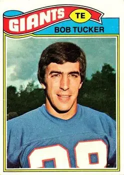 1977 Topps #124 - Bob Tucker - New York Giants