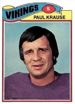 1977 Topps #125 - Paul Krause - Minnesota Vikings