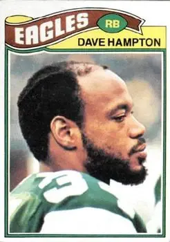 1977 Topps #126 - Dave Hampton - Philadelphia Eagles