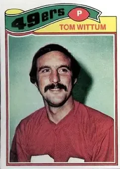 1977 Topps #127 - Tom Wittum - San Francisco 49ers