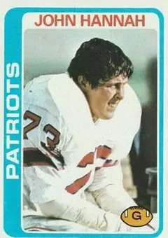 1978 Topps #35 - John Hannah - New England Patriots