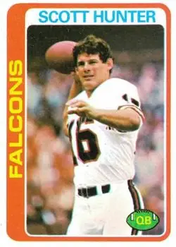 1978 Topps #36 - Scott Hunter - Atlanta Falcons