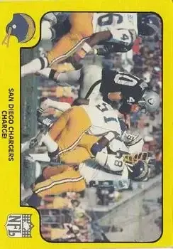 1978 Fleer Team Action #48 - Card #48 - San Diego Chargers - Front 1978 Fleer Team Action #48 - Card #48 - San Diego Chargers - Front