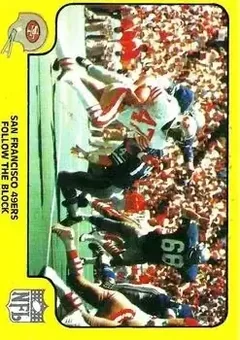 1978 Fleer Team Action #49 - Card #49 - San Francisco 49ers
