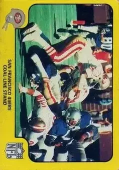 1978 Fleer Team Action #50 - Card #50 - San Francisco 49ers