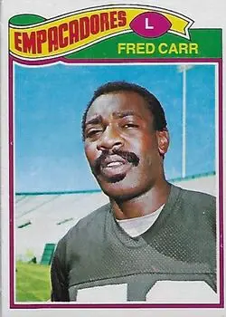 1977 Topps Mexican #133 - Fred Carr - Green Bay Packers - Front