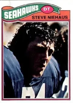1977 Topps #132 - Steve Niehaus - Seattle Seahawks