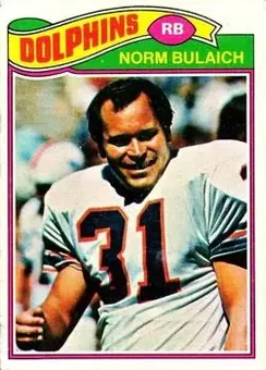1977 Topps #134 - Norm Bulaich - Miami Dolphins