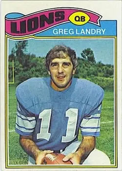 1977 Topps #136 - Greg Landry - Detroit Lions