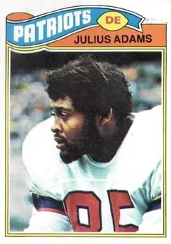 1977 Topps #139 - Julius Adams - New England Patriots