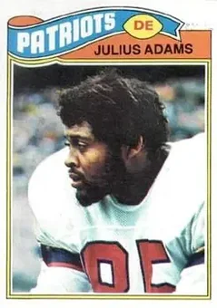 1977 Topps #139 - Julius Adams - New England Patriots