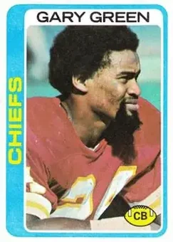 1978 Topps #42 - Gary Green - Kansas City Chiefs