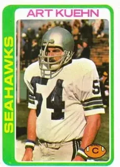 1978 Topps #43 - Art Kuehn - Seattle Seahawks