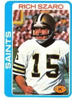1978 Topps #47 - Rich Szaro - New Orleans Saints