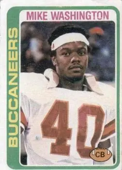 1978 Topps #48 - Mike Washington - Tampa Bay Buccaneers