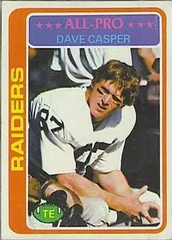 1978 Topps #50 - Dave Casper - Oakland Raiders