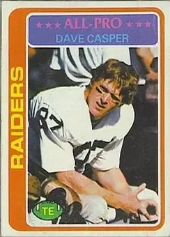 1978 Topps #50 - Dave Casper - Oakland Raiders