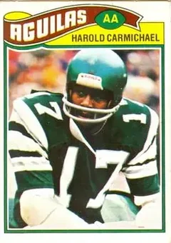 1977 Topps Mexican #144 - Harold Carmichael - Philadelphia Eagles