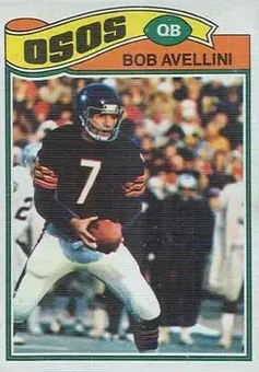 1977 Topps Mexican #145 - Bob Avellini - Chicago Bears