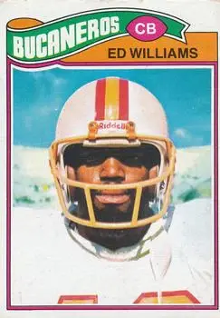 1977 Topps Mexican #148 - Ed Williams - Tampa Bay Buccaneers