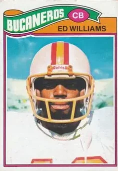 1977 Topps Mexican #148 - Ed Williams - Tampa Bay Buccaneers