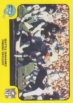 1978 Fleer Team Action #51 - Card #51 - Seattle Seahawks